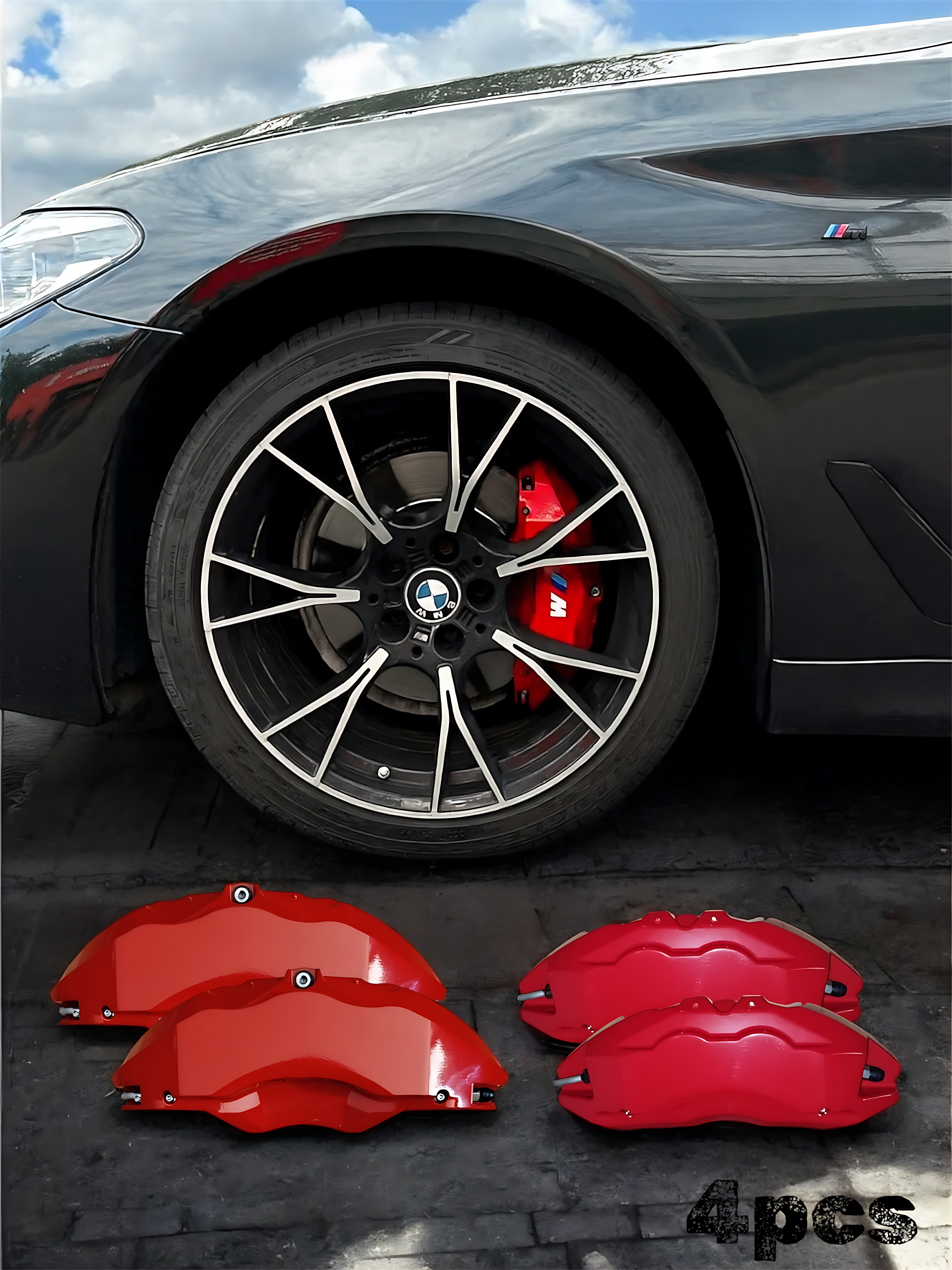 BMW 5 Series Custom Caliper Covers